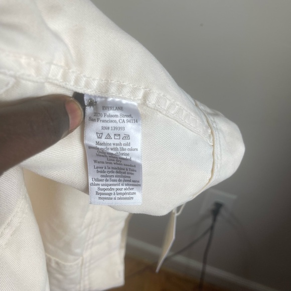 Everlane Way-High Twill Shorts size 8 - Picture 6 of 8